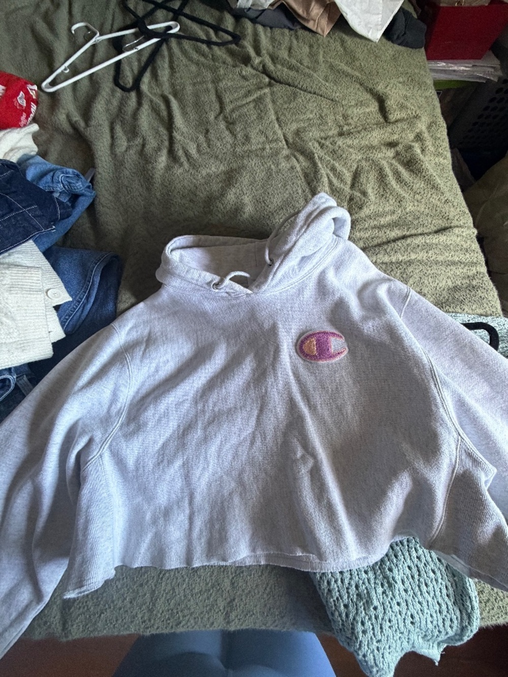 Champion crop top sweater
